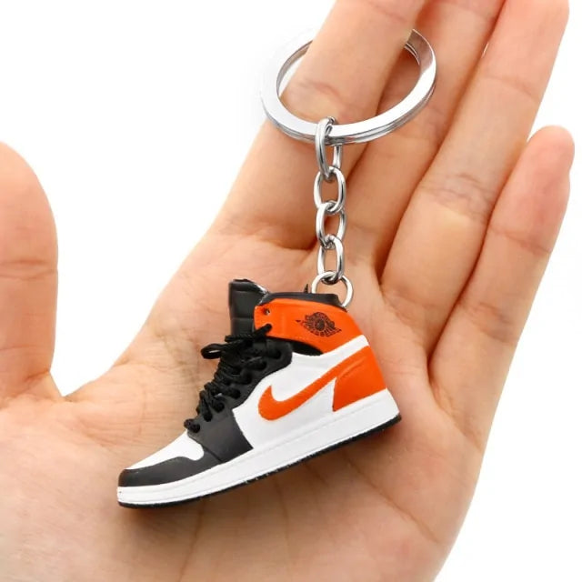 3D Sneaker Shoe Keychains