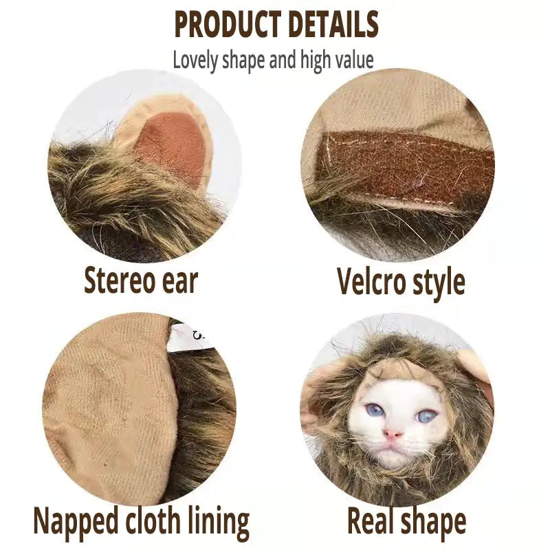 Lion Mane Cat Costume (3 shades)