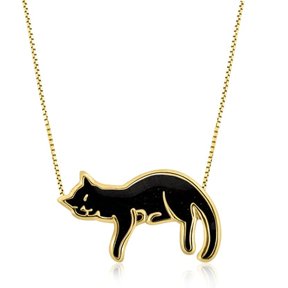 Cat Necklace for Pet Lovers (various colors)