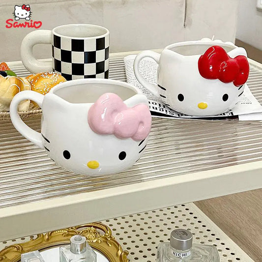 Kitty Ceramic Coffee Mugs