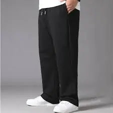 Oversized Black Casual Sweatpants Korean