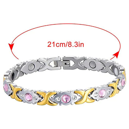 Twisted Magnetic Therapy Bracelet for Women: Fashionable Energy Jewelry