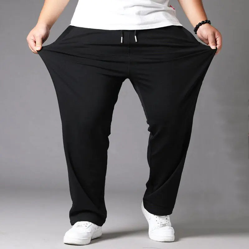 Oversized Black Casual Sweatpants Korean