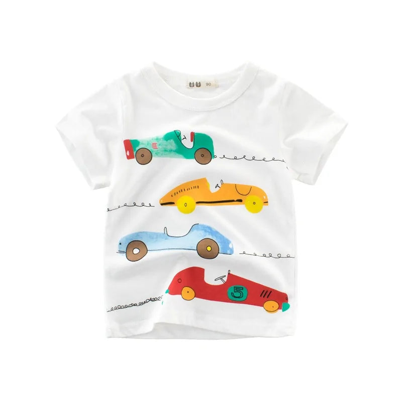 Children's Cartoon Short Sleeve T-Shirt