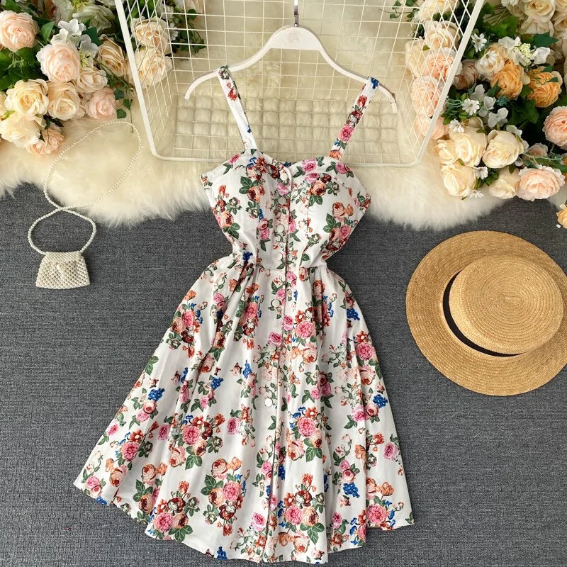 Summer Dress with Bare Shoulders (various styles & colors)