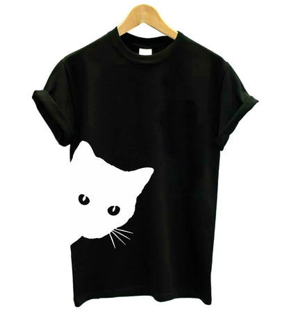 Cat Looking From Side - Women's T-shirt (various colors)