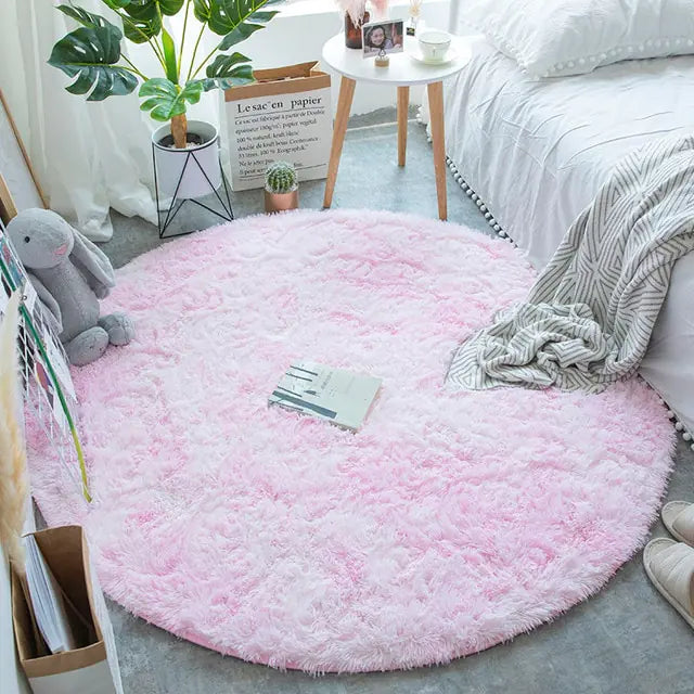 Warm Thick Round Rugs