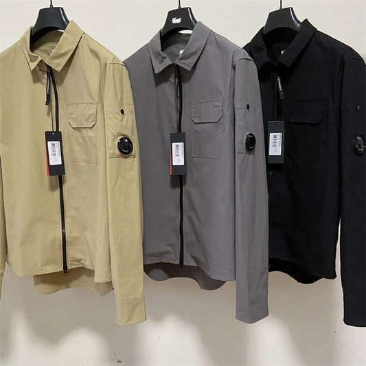 Monochrome Cotton Jacket for Men (various colors)