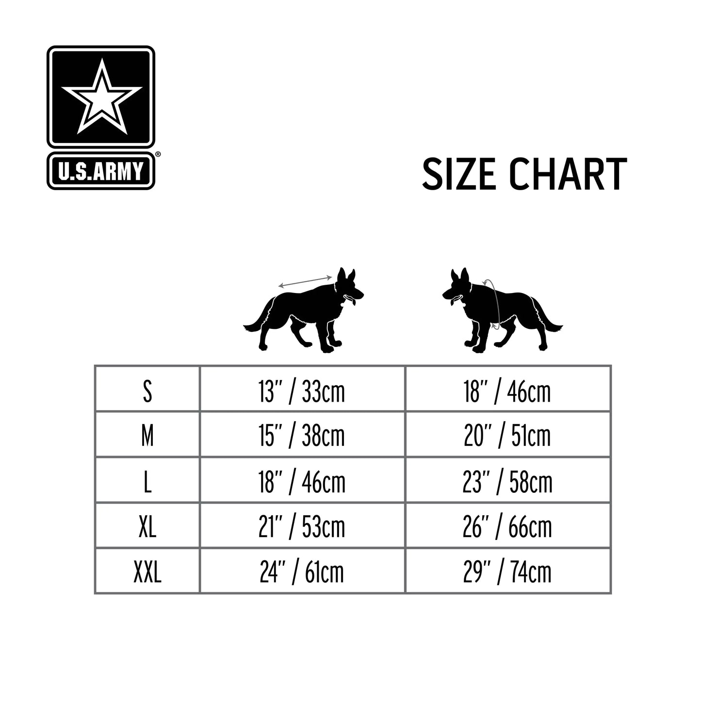 US Army Black Packable Dog Raincoat