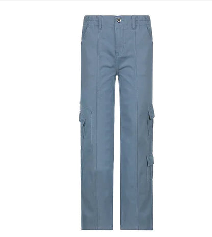 Cargo Solid Baggy Pants (various colors)