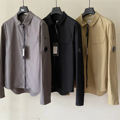 Monochrome Cotton Jacket for Men (various colors)