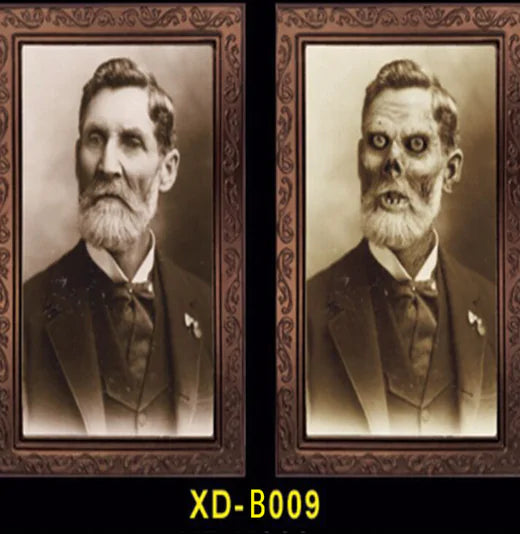 3D Halloween Face Changing Ghost Portrait