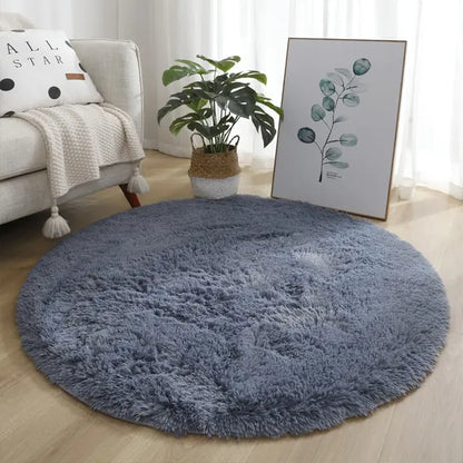 Warm Thick Round Rugs