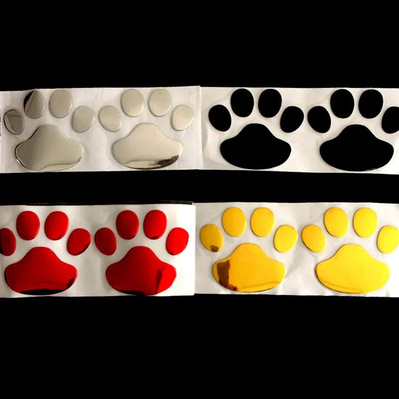 Animal Footprint Stickers (various colors)