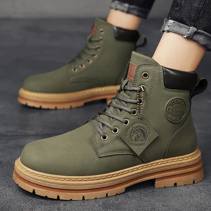 Men's (unisex) High Top Leather Boots (various colors)