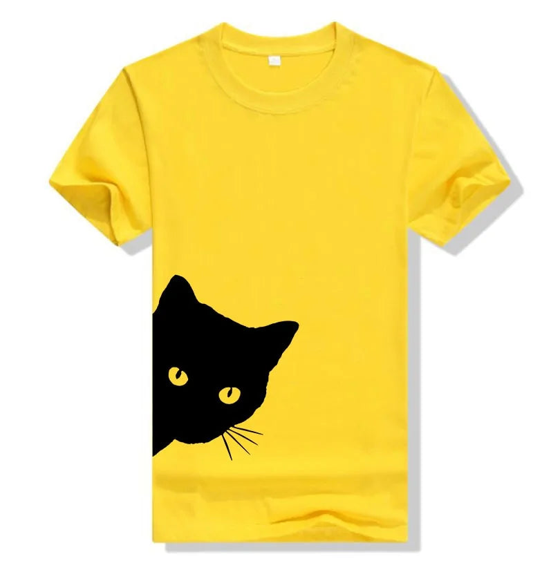 Cat Looking From Side - Women's T-shirt (various colors)