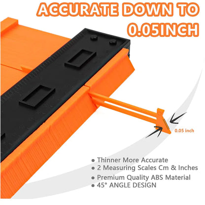 Contour Gauge Profile Duplicator Tool - Accurate & Easy Precise Shape Duplication