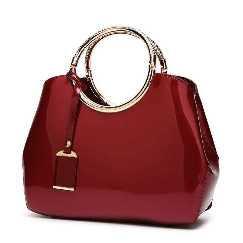 High Quality Patent Leather Bag (various colors)