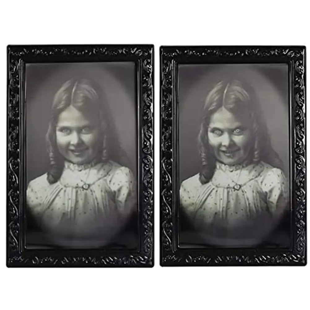 3D Halloween Face Changing Ghost Portrait