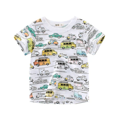 Children's Cartoon Short Sleeve T-Shirt