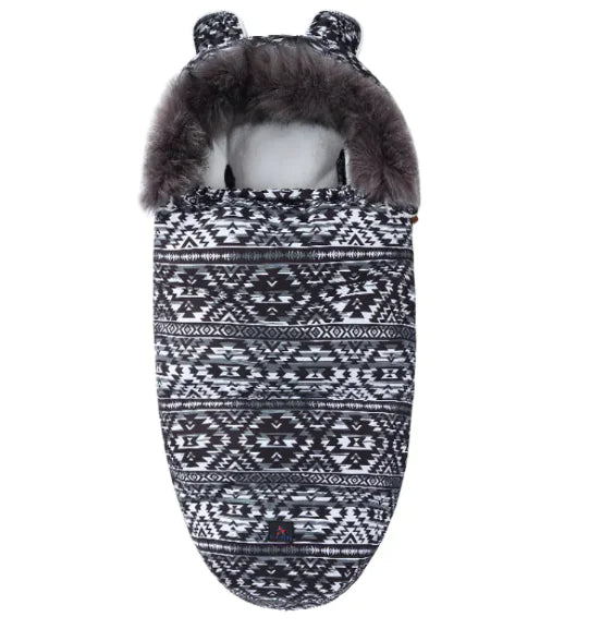 Baby Sleeping Bag with Fur Collar (various colors)