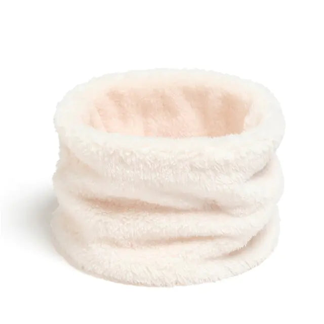 Solid Thick Plush Ring Scarf (various colors)