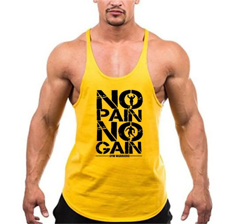 Bodybuilding Cotton Gym Sleeveless Tank (various colors)