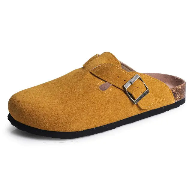 Baotou Women (unisex) Closed Toe Cork Slippers