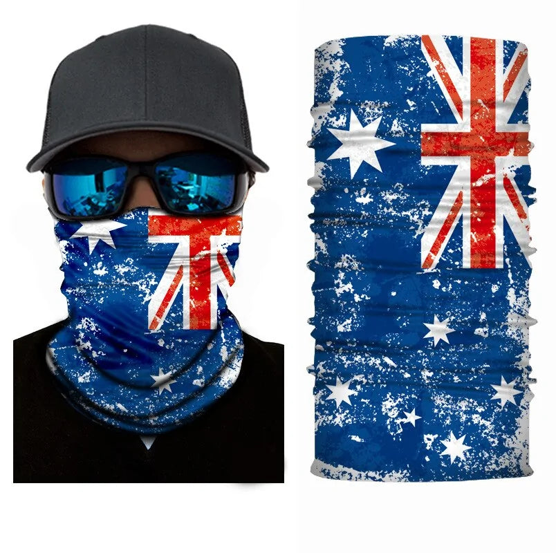 Flag Face Bandana: Multi-functional Outdoor Accessory