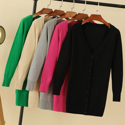 V-neck Woman Cardigan (various colors)