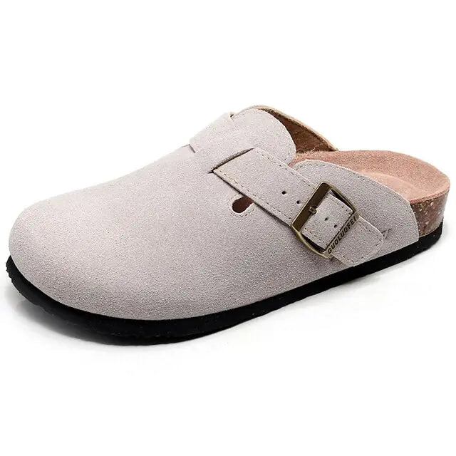 Baotou Women (unisex) Closed Toe Cork Slippers