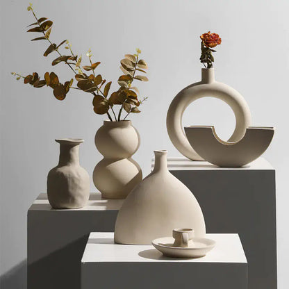 Modern Minimalist Ceramic Vases