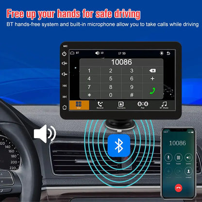 7 Inch Touch Screen Car Multimedia Player