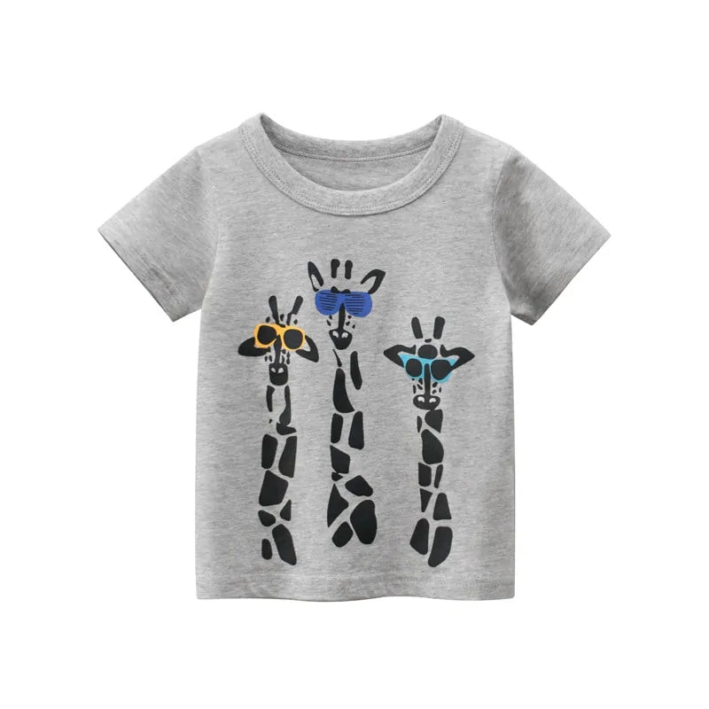 Children's Cartoon Short Sleeve T-Shirt