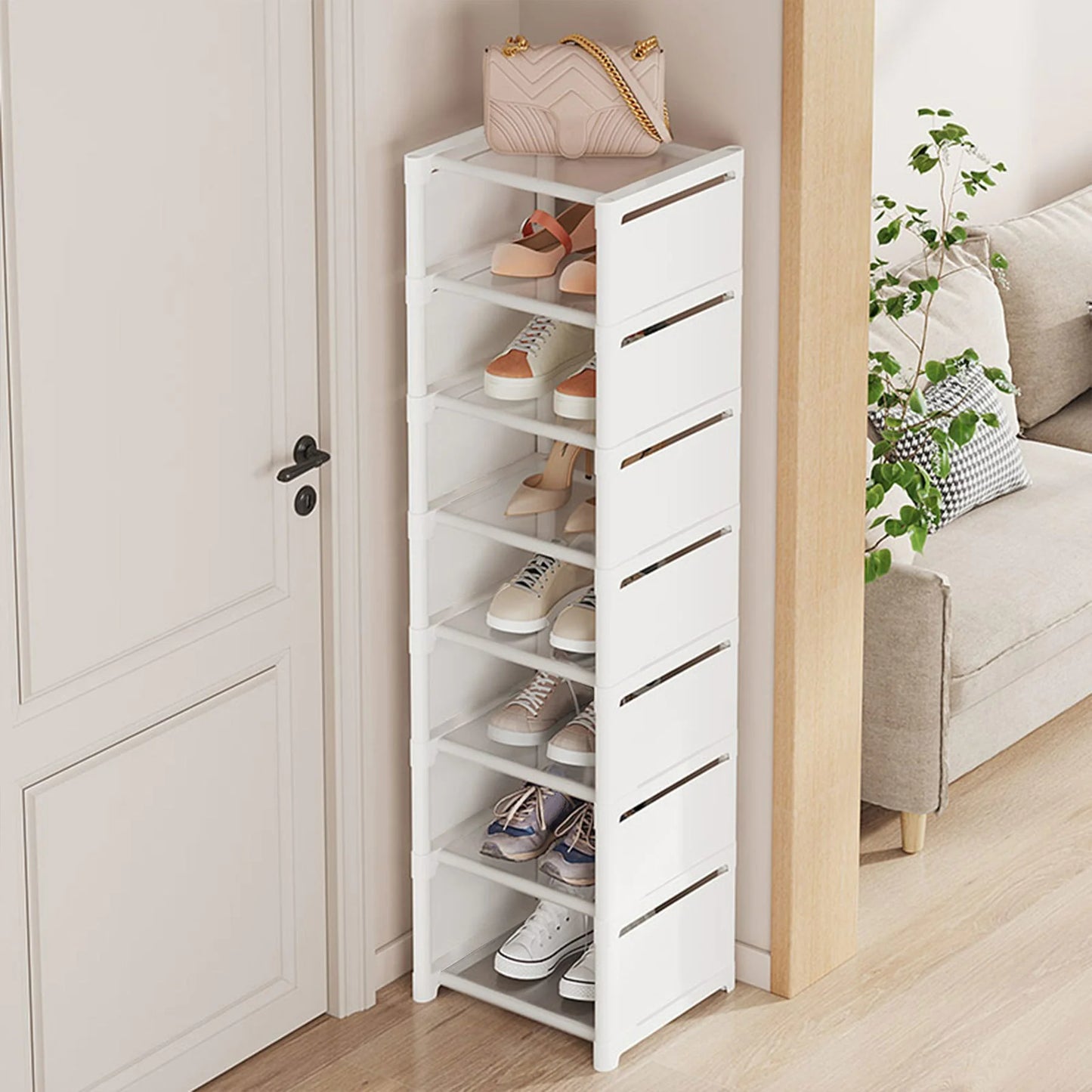 Shoe Racks - (various colors) Multi-Option & Layer Storage Solution for Doorways