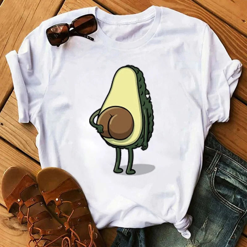 Cartoon Avocado T-Shirt (various prints & styles)