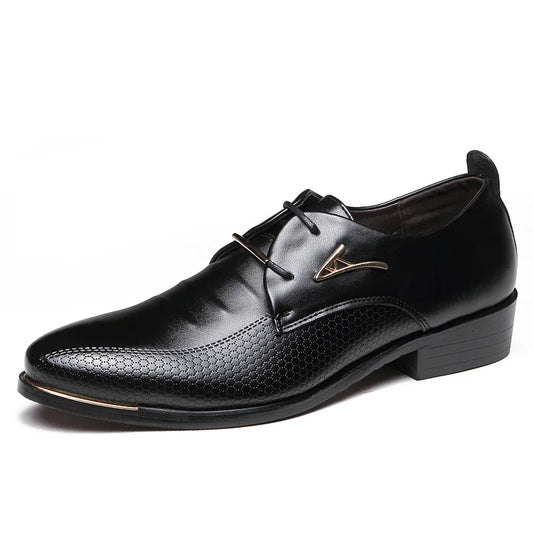 Men's Casual Leather Shoes (brown & black)