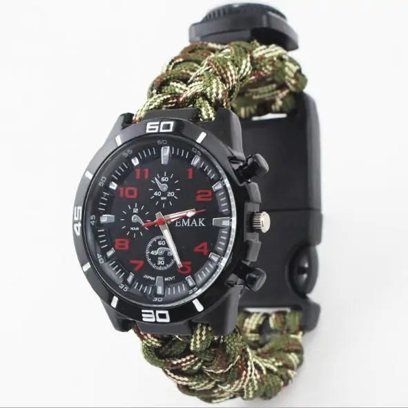 5 In 1 Multi Tool Survival Watch (various colors)