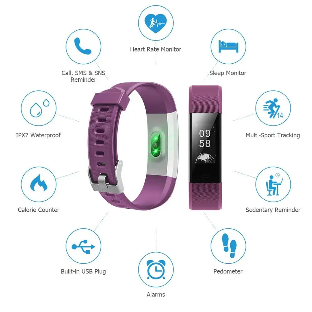 Health Monitoring Sport Smart Watch (various colors)