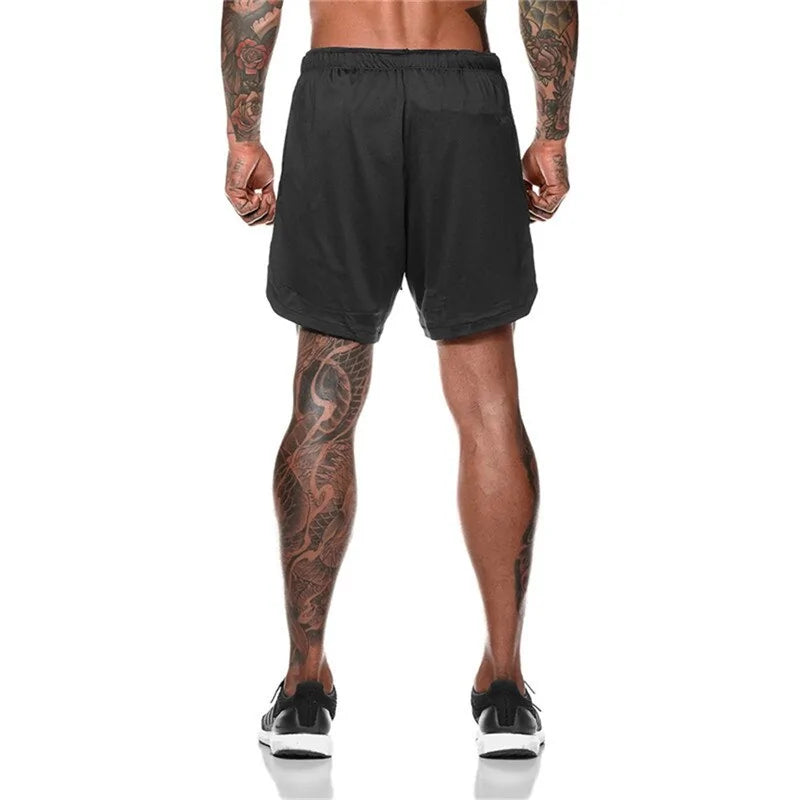 Men's Fitness Breathable Mesh Quick Dry Sport Shorts (various colors l