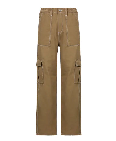 Cargo Solid Baggy Pants (various colors)