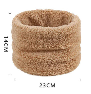 Solid Thick Plush Ring Scarf (various colors)