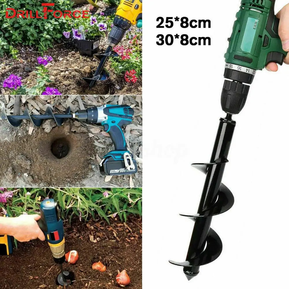 Garden Planter Auger Spiral Drill Bit