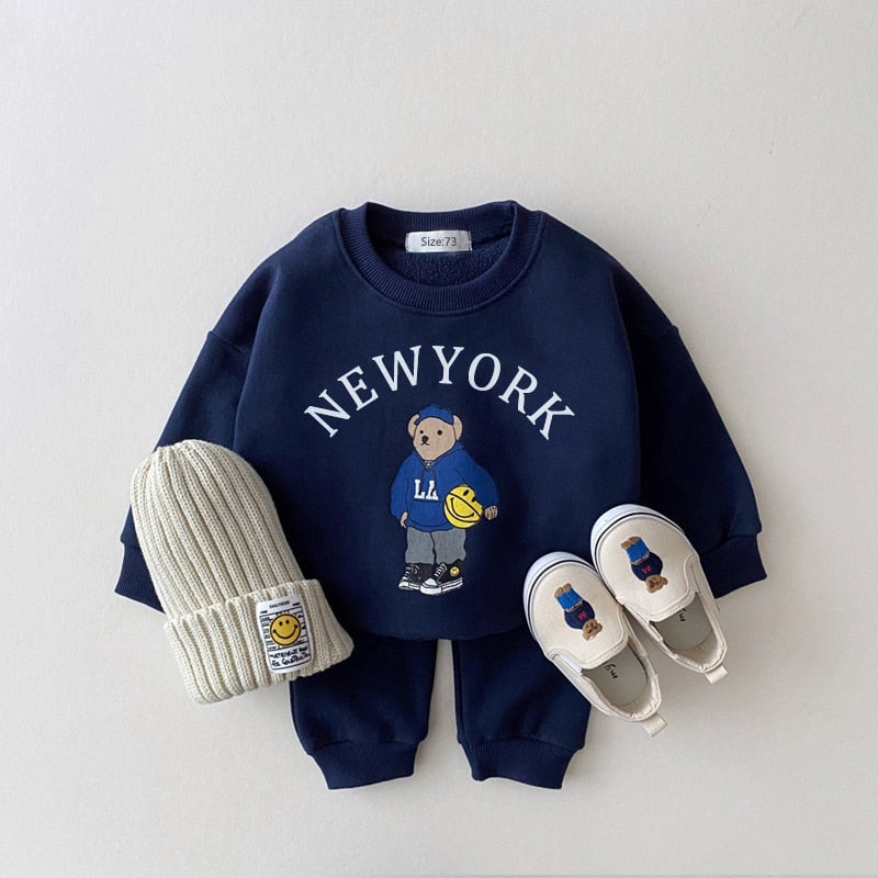 Baby Casual Hoodie & Pants Set