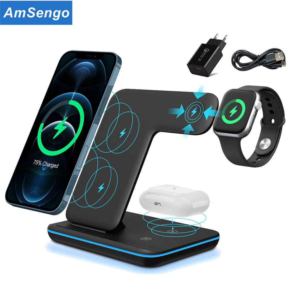 Wireless Charging Stand For Apple Watch and Iphone