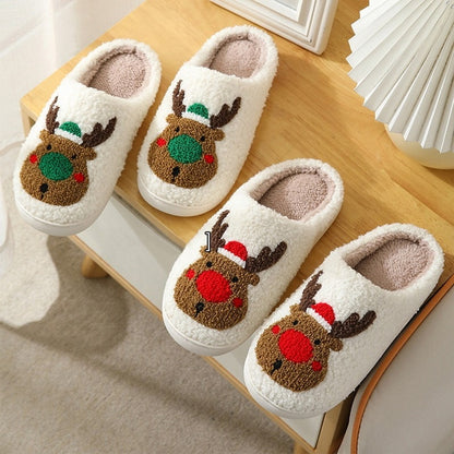 Cotton Slippers for Couples (various colors & Christmas, too)