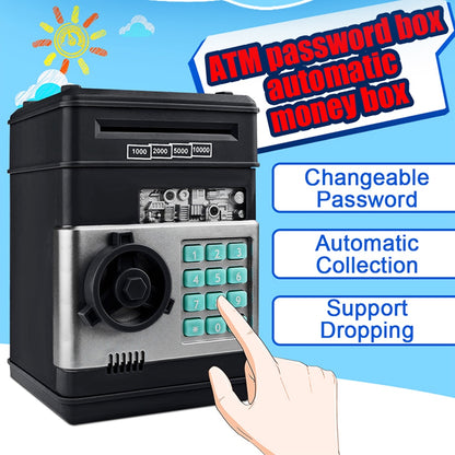 Electronic Piggy Bank ATM Password Money Box