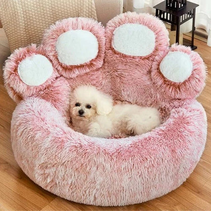 Pet Bed - Bear Paw Shaped Bed