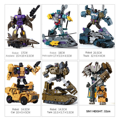 5-in-1 Combiners Transformation Action Figure