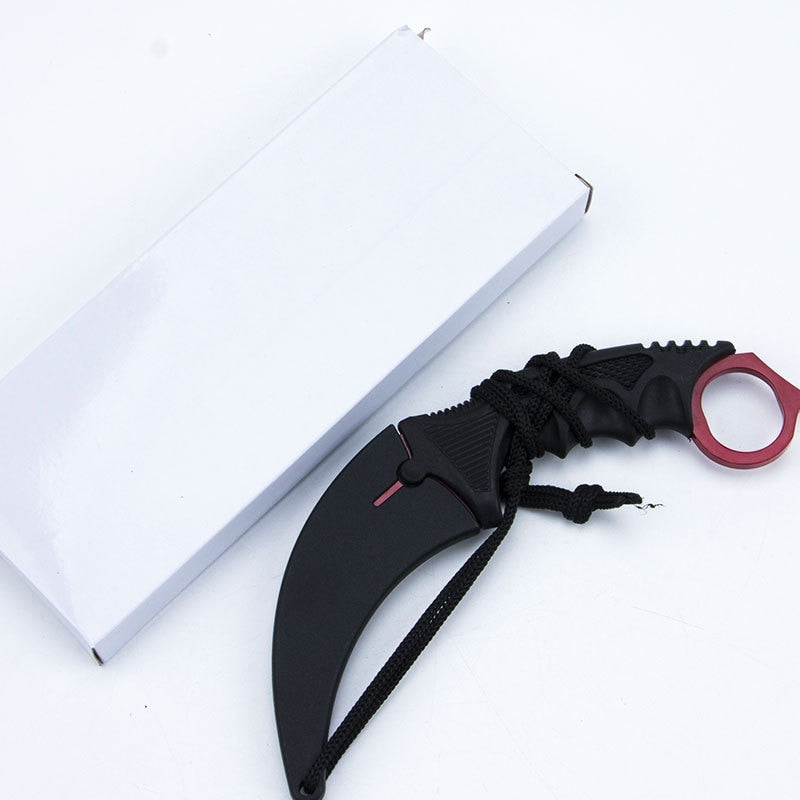 Foldable Three-eye Pure color Claw Knife